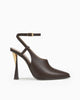 Maia Pump in Nappa Leather - Brown